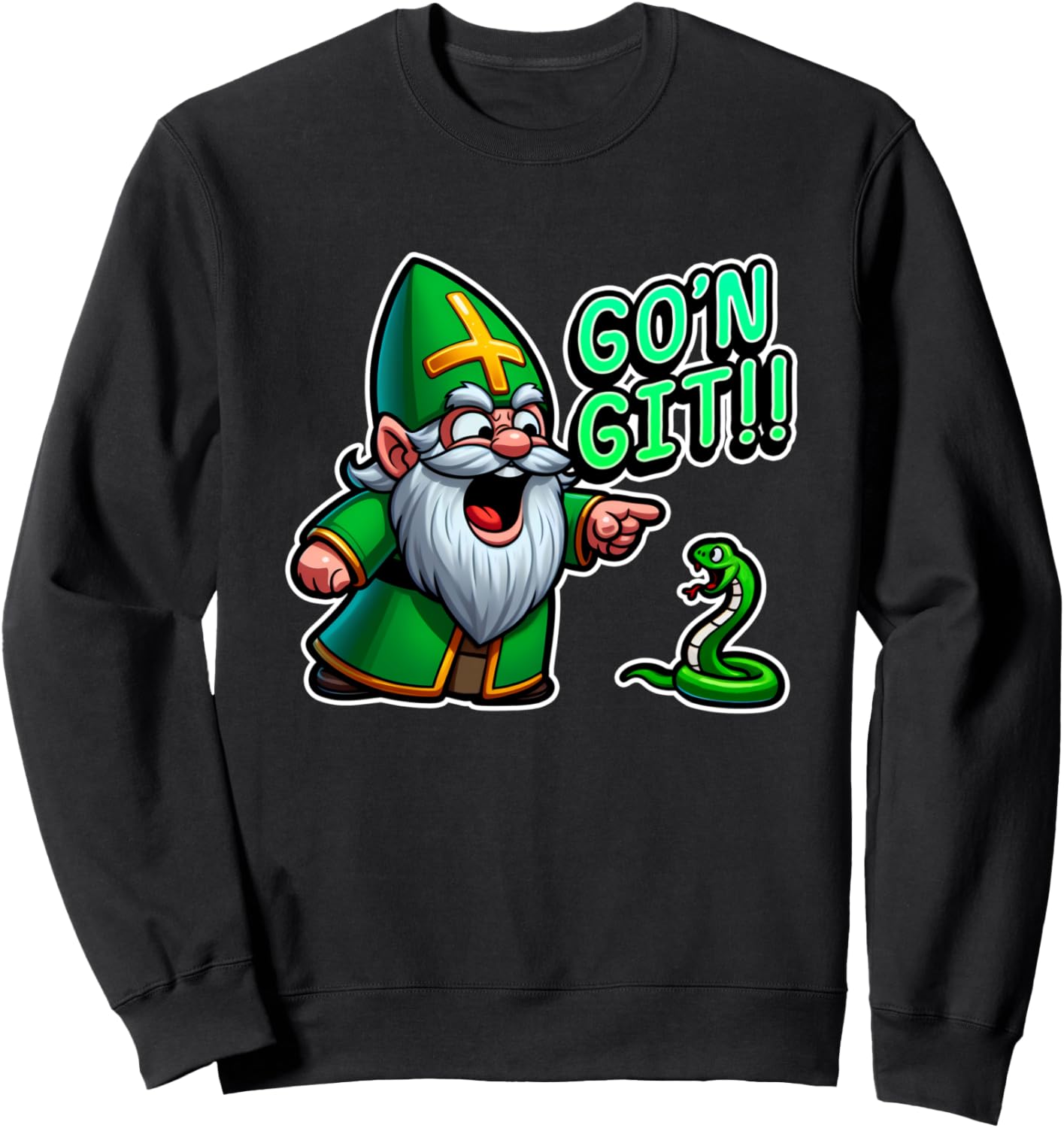 Забавная толстовка ко Дню Святого Патрика Go'n Git St Patrick Funny Go'N Git St Patrick Shirt St Paddys Tee, черный
Забавная толстовка ко Дню Святого Патрика Go'n Git St Patrick Funny Go'N Git St Patrick Shirt St Paddys Tee, черный