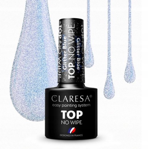 Claresa Top No Wipe Glitter Top Hybrid Glitter Top Blue 5g Puderek
Claresa Top No Wipe Glitter Top Hybrid Glitter Top Blue 5g Puderek