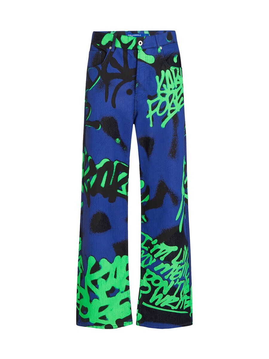 Свободные джинсы Karl Lagerfeld Jeans X CRAPULE2000, синий/светло-зеленый
Свободные джинсы Karl Lagerfeld Jeans X CRAPULE2000, синий/светло-зеленый