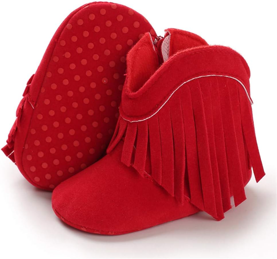 Детские сапожки Timatego для девочек в ковбойском стиле с кисточками, боковой молнией, нескользящие, для младенцев и малышей, первые шаги, теплые зимние ботиночки для кроватки, 3-18 месяцев, 02 Red
Детские сапожки Timatego для девочек в ковбойском стиле с кисточками, боковой молнией, нескользящие, для младенцев и малышей, первые шаги, теплые зимние ботиночки для кроватки, 3-18 месяцев, 02 Red