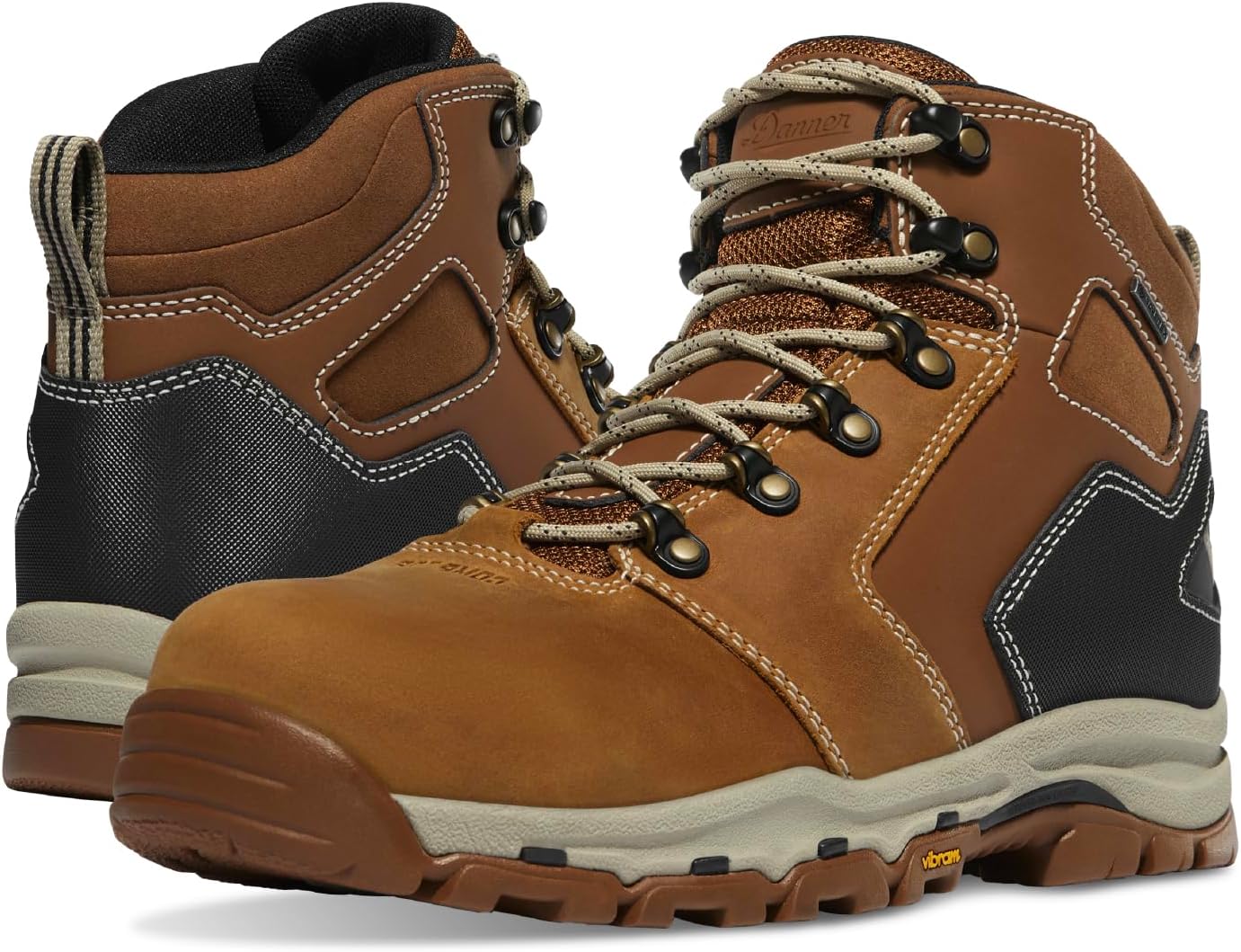 Ботинки Danner Vicious с композитным носком 4,5 для мужчин - из кожи полного зерна с дышащей подкладкой Gore-Tex, системой быстрого шнурования и подошвой с нескользящей пяткой, черный/песочный
Ботинки Danner Vicious с композитным носком 4,5 для мужчин - из кожи полного зерна с дышащей подкладкой Gore-Tex, системой быстрого шнурования и подошвой с нескользящей пяткой, черный/песочный