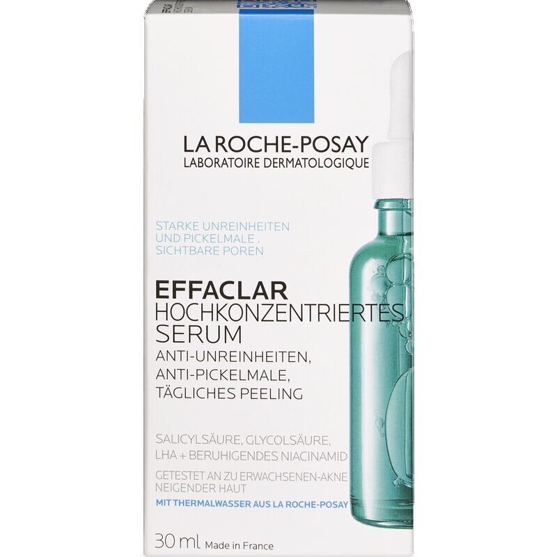 Effaclar Высококонцентрированная сыворотка LA ROCHE-POSAY, 30 ml
Effaclar Высококонцентрированная сыворотка LA ROCHE-POSAY, 30 ml