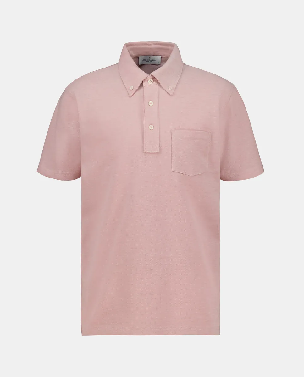 Мужская рубашка поло с коротким рукавом из ткани пике Oxford Emidio Tucci, светло-розовый
Мужская рубашка поло с коротким рукавом из ткани пике Oxford Emidio Tucci, светло-розовый