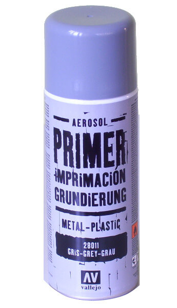 Vallejo, Грунтовка Серая 400 мл, 12+ 
Vallejo, Грунтовка Серая 400 мл, 12+