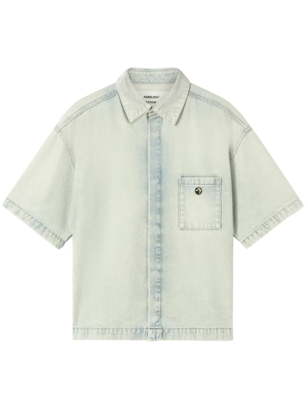 Джинсовая рубашка с логотипом AMBUSH, синий
Джинсовая рубашка с логотипом AMBUSH, синий