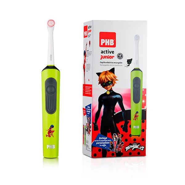 Электрическая зубная щетка для детей +6 лет Active Junior Verde Ladybug Phb, 1 UD
Электрическая зубная щетка для детей +6 лет Active Junior Verde Ladybug Phb, 1 UD