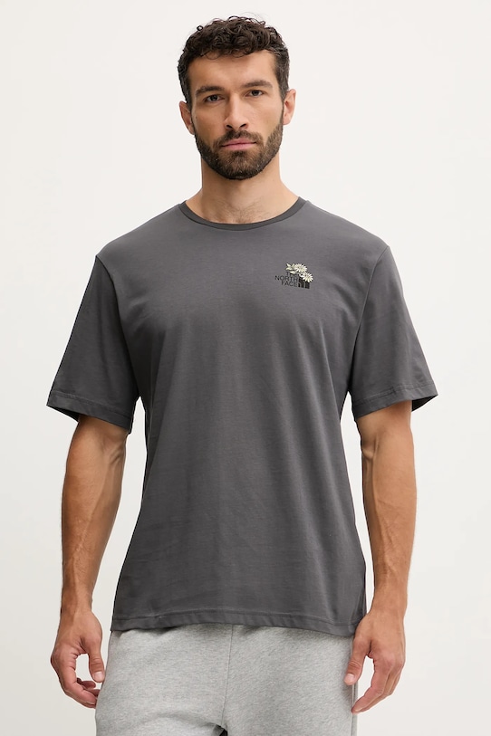 Хлопковая футболка Flower Dome The North Face, серый
Хлопковая футболка Flower Dome The North Face, серый