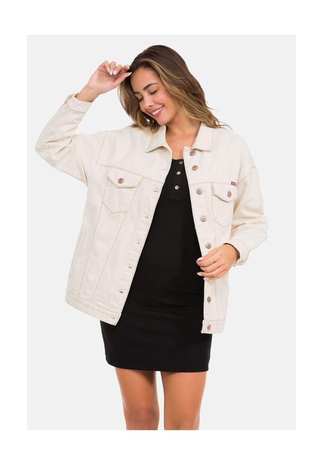 Джинсовая куртка Cipo & Baxx, бежевый 
Джинсовая куртка Cipo & Baxx, бежевый