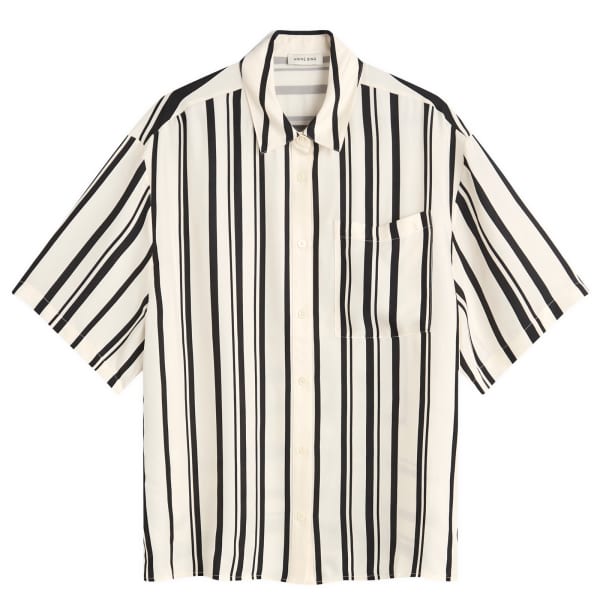Рубашка Coco с коротким рукавом в полоску Anine Bing, айвори & черный monogram stripe
Рубашка Coco с коротким рукавом в полоску Anine Bing, айвори & черный monogram stripe