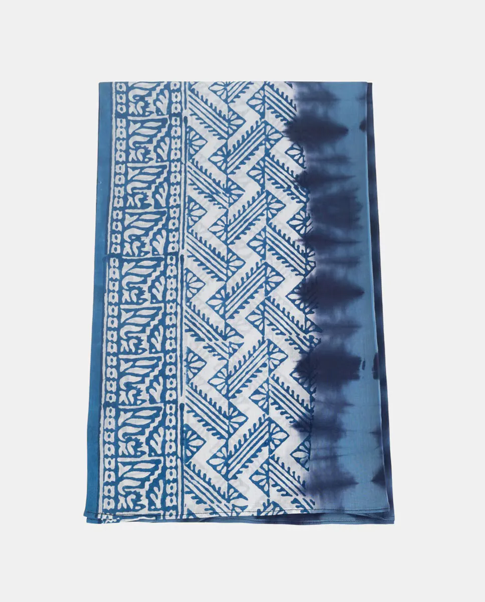 Парео из хлопка с принтом тай-дай Kbas, синий
Парео из хлопка с принтом тай-дай Kbas, синий