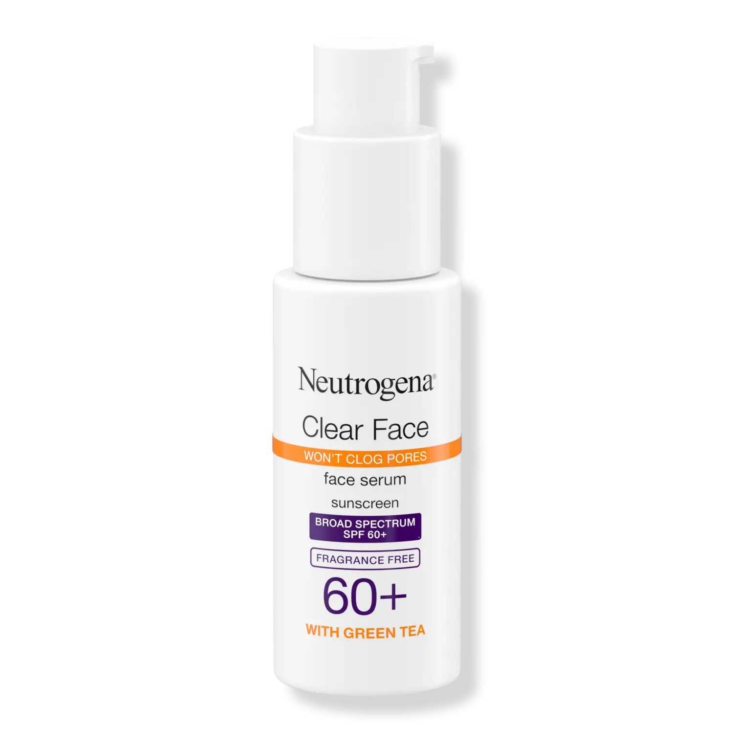 Солнцезащитная сыворотка для лица Clear Face Serum с зеленым чаем, SPF 60+ Neutrogena
Солнцезащитная сыворотка для лица Clear Face Serum с зеленым чаем, SPF 60+ Neutrogena