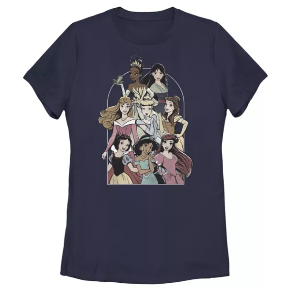 Футболка с рисунком принцесс Тианы, Мулан, Авроры, Золушки, Белль, Белоснежки, Жасмин и Ариэль для учеников младших классов Disney, синий
Футболка с рисунком принцесс Тианы, Мулан, Авроры, Золушки, Белль, Белоснежки, Жасмин и Ариэль для учеников младших классов Disney, синий