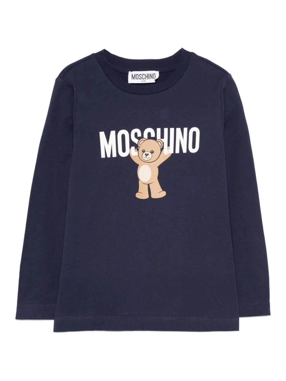 Футболка с длинными рукавами и принтом плюшевого мишки Moschino Kids, синий
Футболка с длинными рукавами и принтом плюшевого мишки Moschino Kids, синий