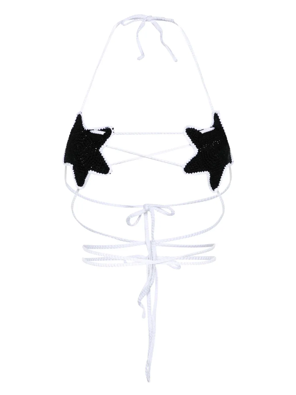 Топ бикини в технике кроше GCDS, черный
Топ бикини в технике кроше GCDS, черный