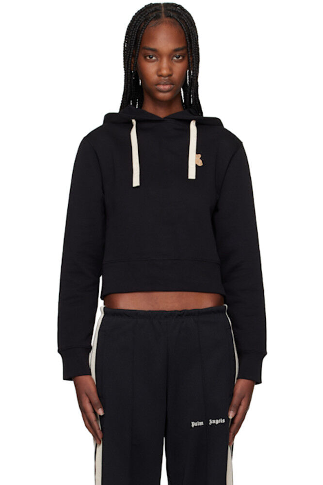 Черная толстовка с капюшоном «Bear in Mind» Palm Angels
Черная толстовка с капюшоном «Bear in Mind» Palm Angels