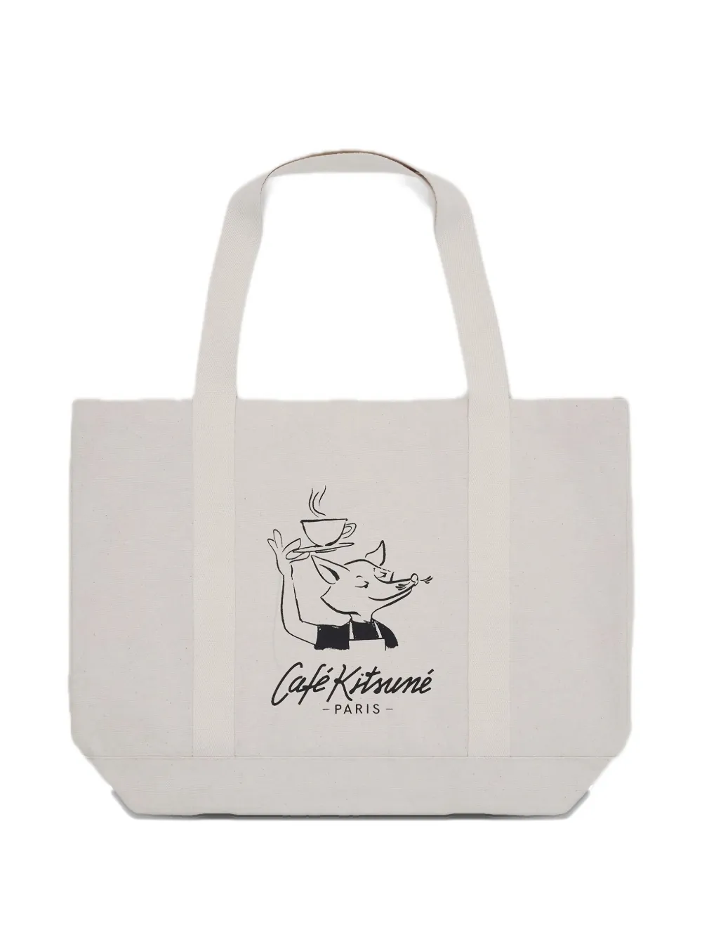 Сумка-тоут с принтом Barista Fox CAFÉ KITSUNÉ, белый
Сумка-тоут с принтом Barista Fox CAFÉ KITSUNÉ, белый