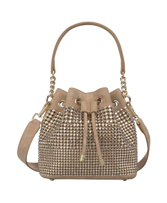 Сумка-Ведро со стразами Alma En Pena, бежевый
Сумка-Ведро со стразами Alma En Pena, бежевый