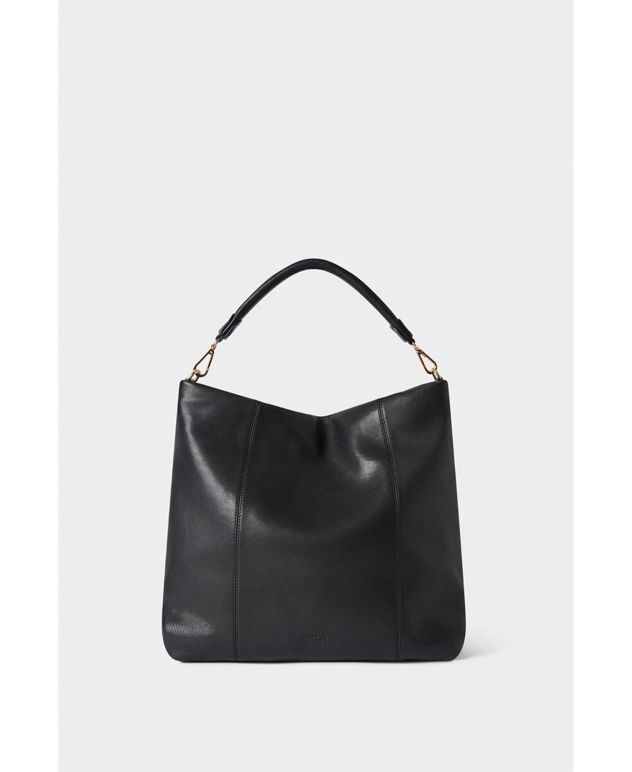 Большая кожаная сумка-хобо Carina Osprey London, Black
Большая кожаная сумка-хобо Carina Osprey London, Black
