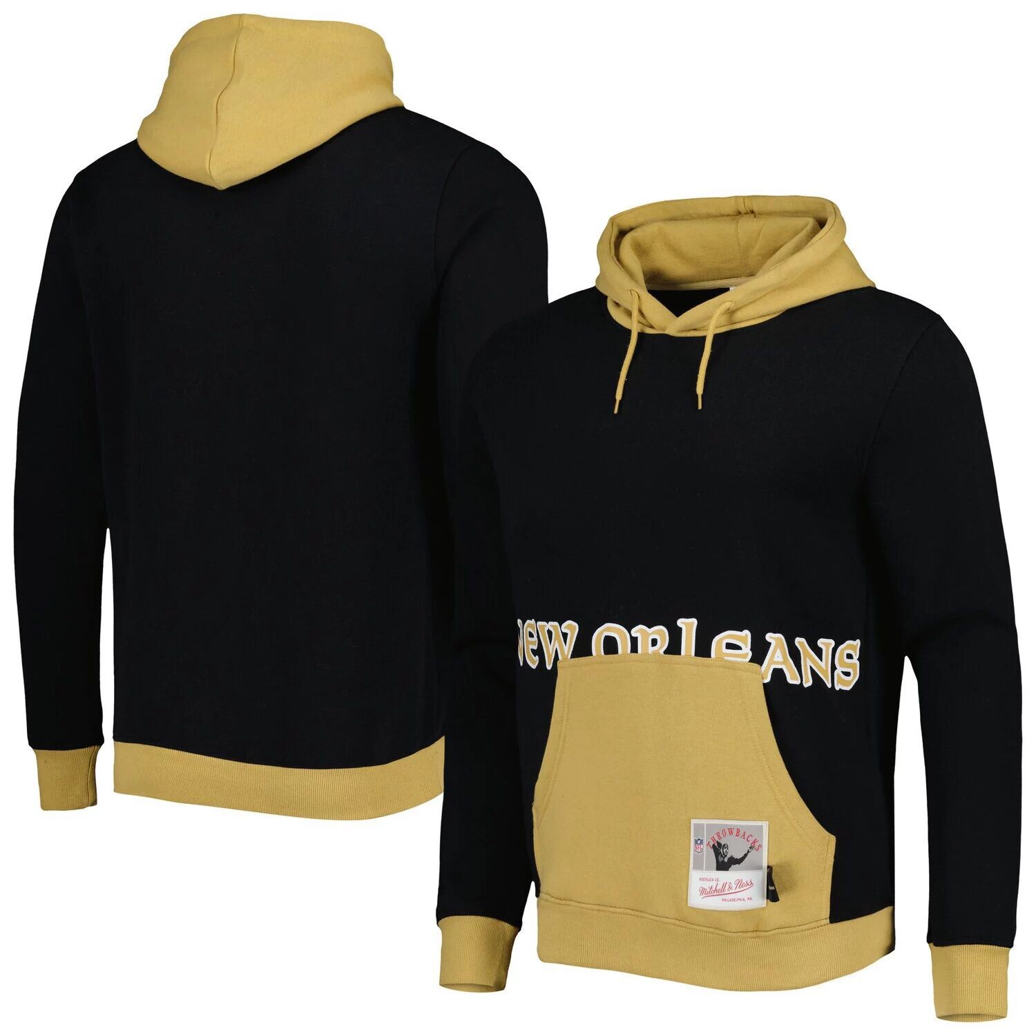 Мужской черный пуловер с капюшоном Mitchell & Ness New Orleans Saints Big Face 5.0
Мужской черный пуловер с капюшоном Mitchell & Ness New Orleans Saints Big Face 5.0