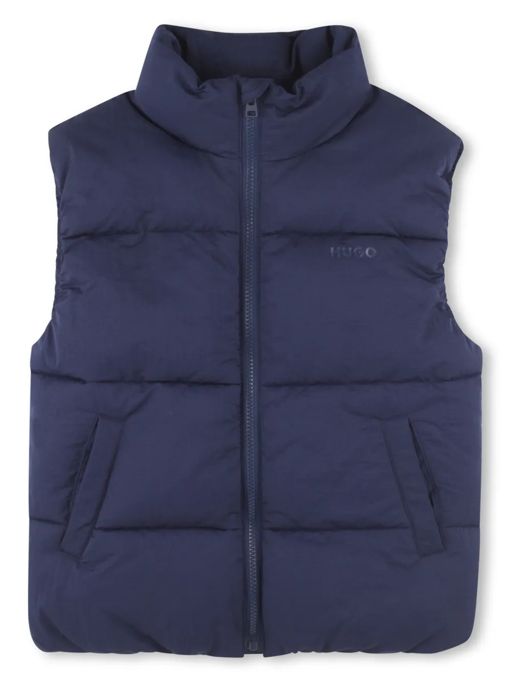 Дутый жилет с логотипом HUGO KIDS, синий
Дутый жилет с логотипом HUGO KIDS, синий