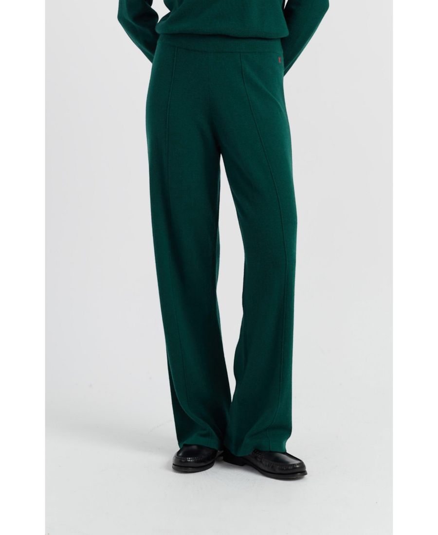 Женские спортивные брюки из шерсти и кашемира с широкими штанинами Chinti & Parker, Emerald
Женские спортивные брюки из шерсти и кашемира с широкими штанинами Chinti & Parker, Emerald