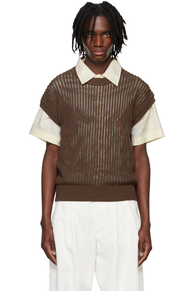 Коричневая трикотажная футболка с короткими рукавами System, Коричневый, Коричневая трикотажная футболка с короткими рукавами System
Коричневая трикотажная футболка с короткими рукавами System, Коричневый, Коричневая трикотажная футболка с короткими рукавами System