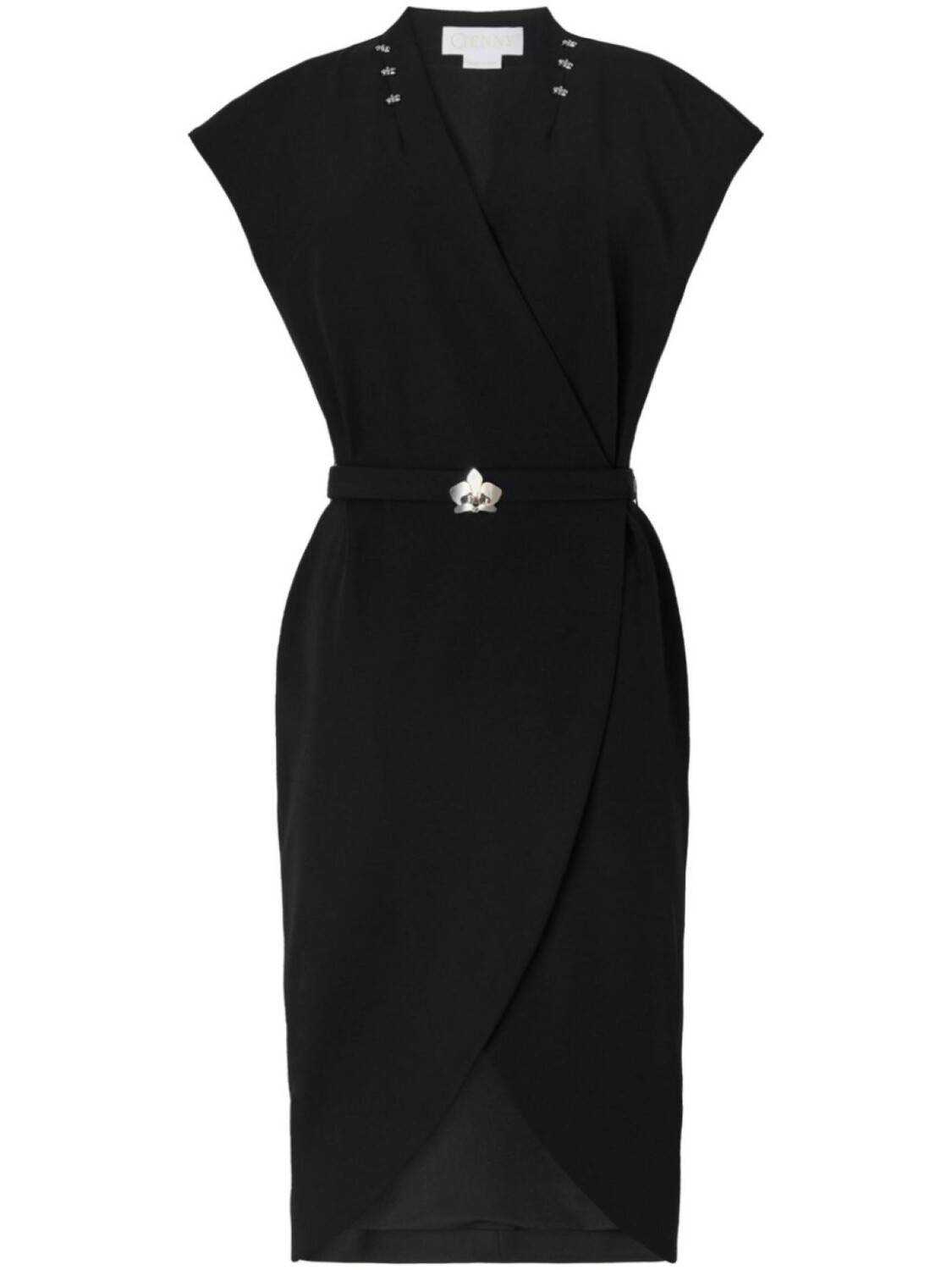 Genny платье миди с заклепками, черный
Genny платье миди с заклепками, черный