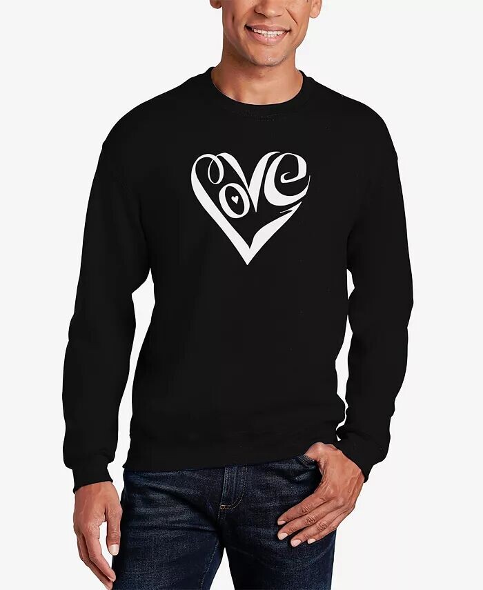 Мужская толстовка с круглым вырезом и надписью Word Art Script Love Heart LA Pop Art, черный
Мужская толстовка с круглым вырезом и надписью Word Art Script Love Heart LA Pop Art, черный