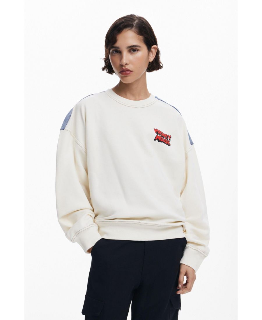 Женская толстовка с Микки и Минни Desigual, Off white
Женская толстовка с Микки и Минни Desigual, Off white