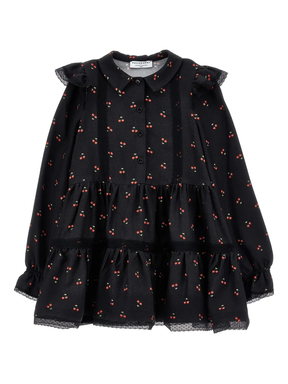 Платье с оборками и принтом Philosophy Di Lorenzo Serafini Kids, черный
Платье с оборками и принтом Philosophy Di Lorenzo Serafini Kids, черный