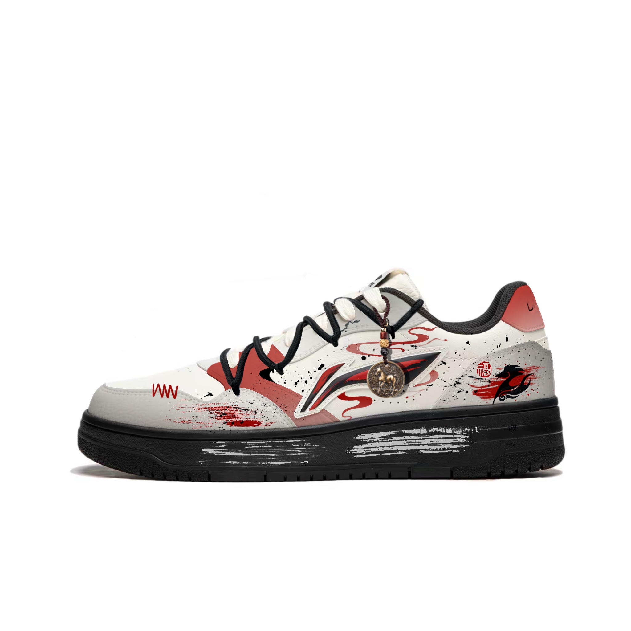 Li-Ning Horse Leaping Auspicious Cloud синтетическая кожа термоустойчивые нескользящие низкие кроссовки для скейтбординга Unisex
Li-Ning Horse Leaping Auspicious Cloud синтетическая кожа термоустойчивые нескользящие низкие кроссовки для скейтбординга Unisex