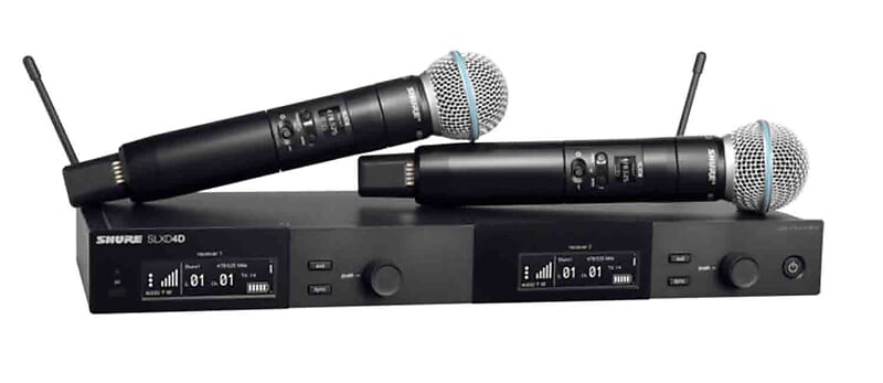 Беспроводная система Shure SLXD24D/B58-G58
Беспроводная система Shure SLXD24D/B58-G58