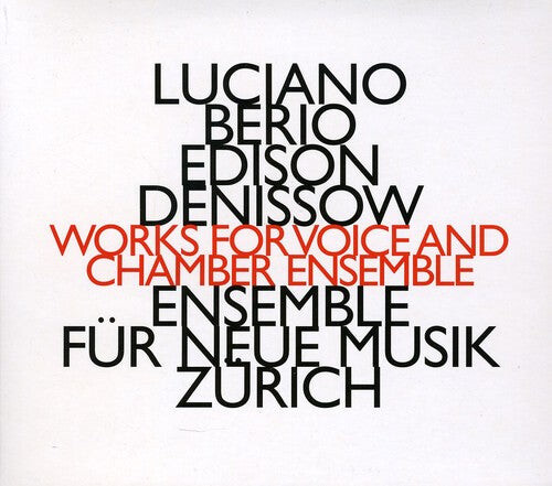 CD диск Berio, Luciano: Works for Voice & Chamber Ensemble
CD диск Berio, Luciano: Works for Voice & Chamber Ensemble