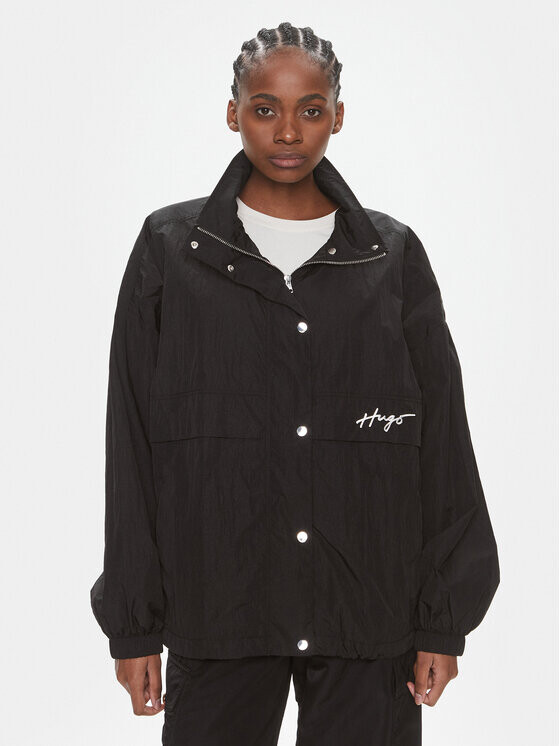 Переходная куртка свободного кроя Hugo, черный
Переходная куртка свободного кроя Hugo, черный