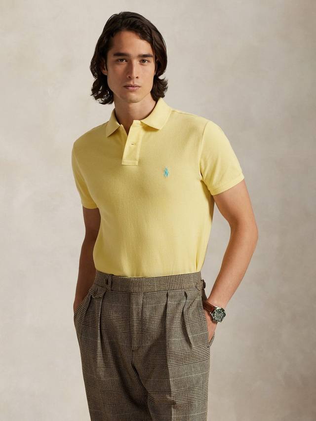 Хлопковая поло Regular Fit с коротким рукавом и сетчатой тканью Ralph Lauren, Corn Yellow
Хлопковая поло Regular Fit с коротким рукавом и сетчатой тканью Ralph Lauren, Corn Yellow