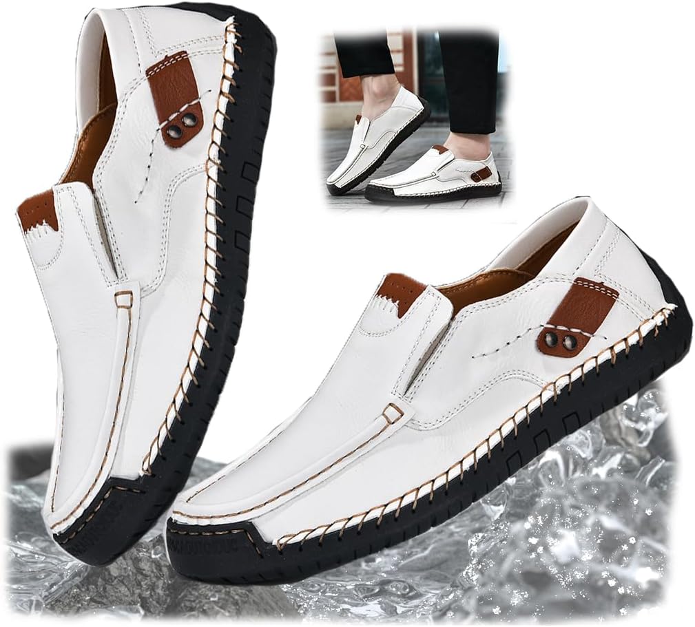 Мужская водонепроницаемая ортопедическая обувь, модная винтажная легкая обувь без шнурков, плоские лоферы, обувь для путешествий и отдыха на природе Generic, белый
Мужская водонепроницаемая ортопедическая обувь, модная винтажная легкая обувь без шнурков, плоские лоферы, обувь для путешествий и отдыха на природе Generic, белый