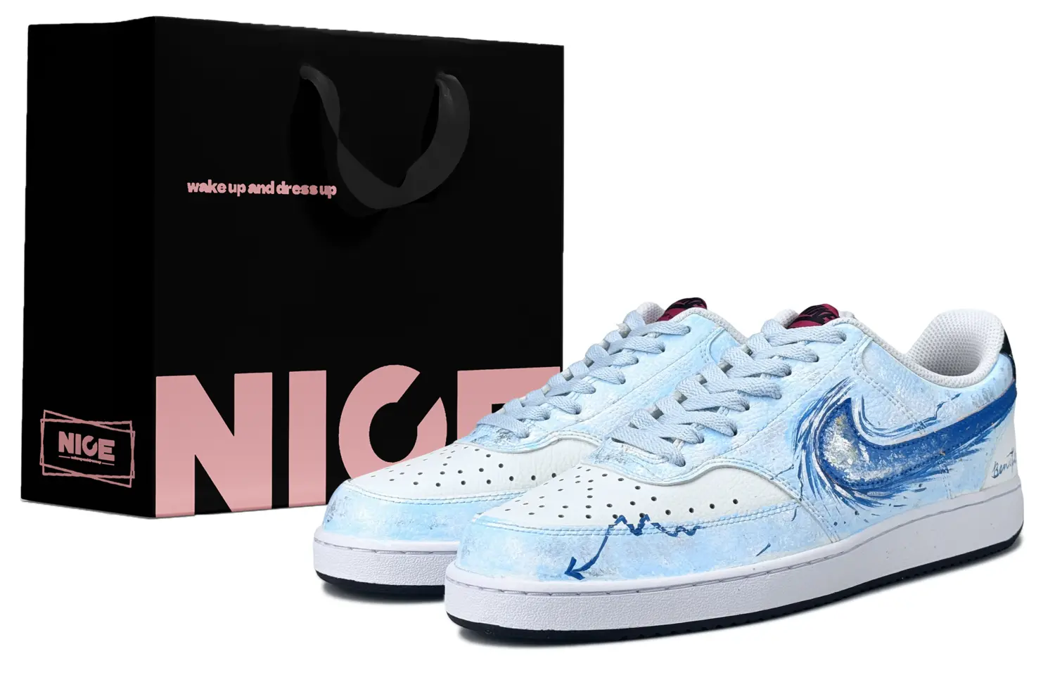 Nike Кроссовки Court Vision 1 для скейтбординга, износостойкие, синие, мужские
Nike Кроссовки Court Vision 1 для скейтбординга, износостойкие, синие, мужские