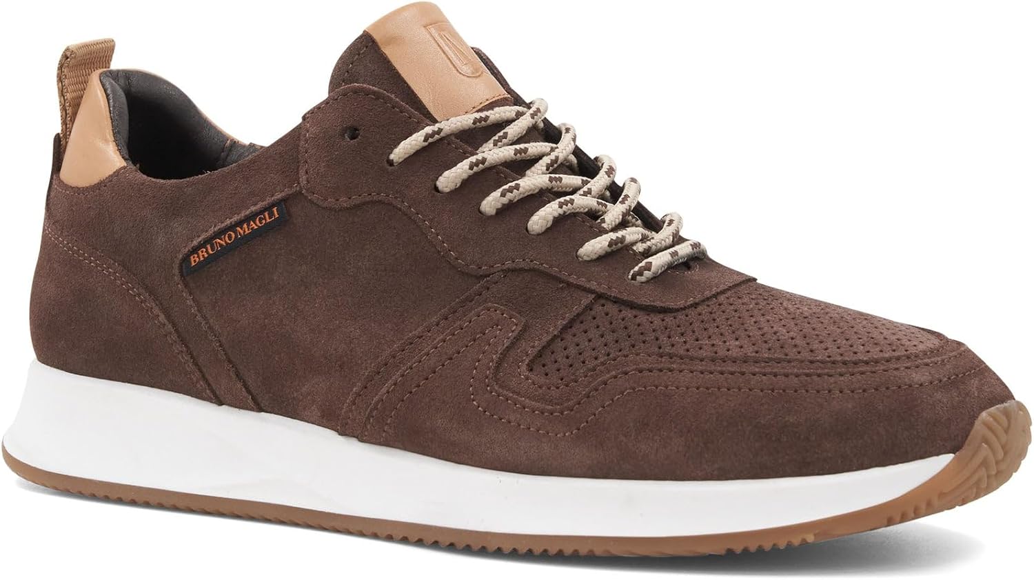 Мужские замшевые кроссовки Bruno Magli Capri, коричневый
Мужские замшевые кроссовки Bruno Magli Capri, коричневый