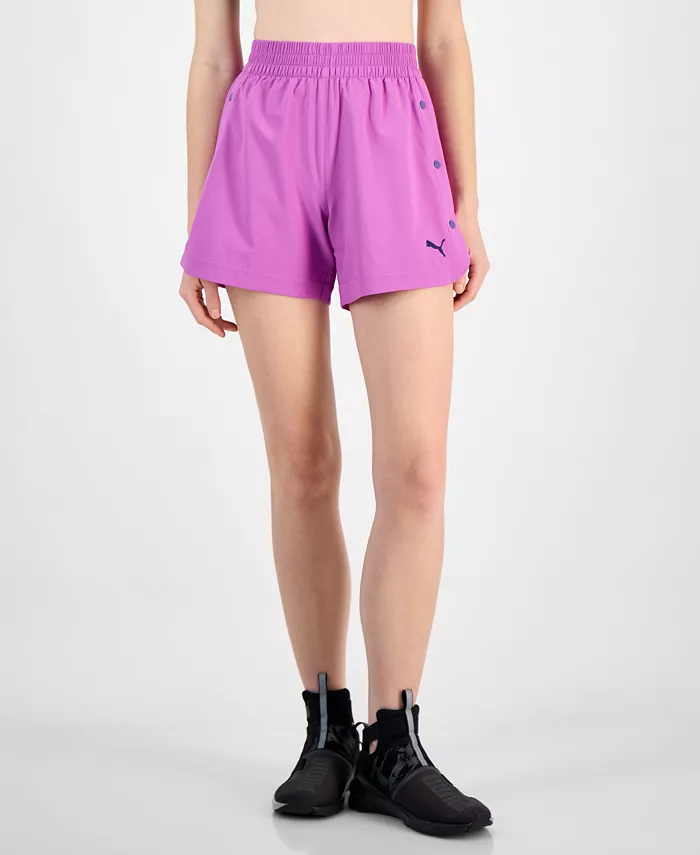 Женские шорты Essential Ripstop с имитацией кнопок Puma, фиолетовый
Женские шорты Essential Ripstop с имитацией кнопок Puma, фиолетовый