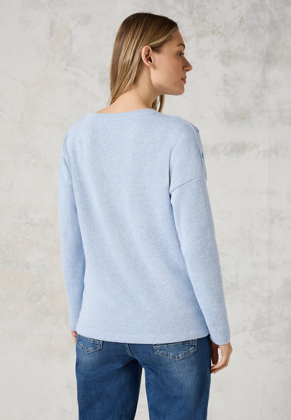 Джемпер MELANGE MIT KNÖPFEN Cecil, сине-серый
Джемпер MELANGE MIT KNÖPFEN Cecil, сине-серый