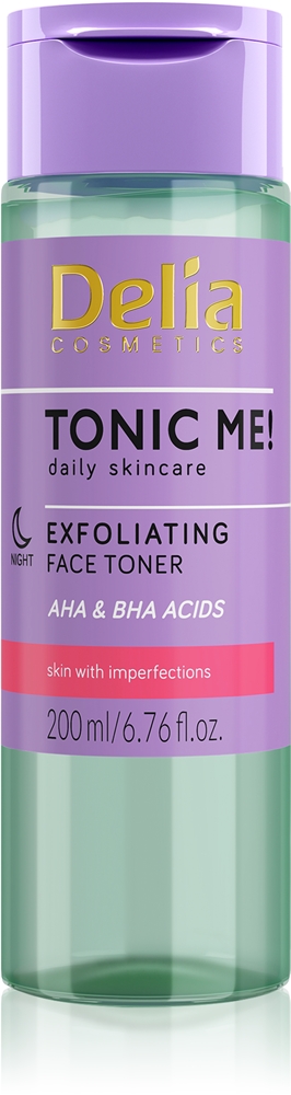 Мягкий отшелушивающий тоник Tonic me! для ночного ухода Delia Cosmetics, 200 мл
Мягкий отшелушивающий тоник Tonic me! для ночного ухода Delia Cosmetics, 200 мл