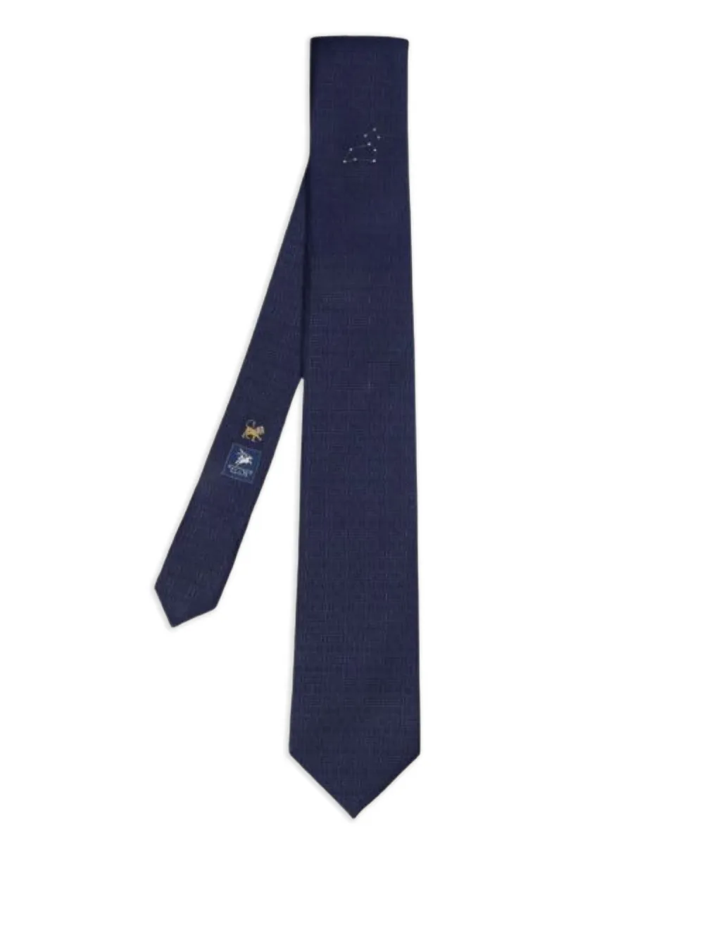 Галстук с геометричным узором Elios Milano, синий
Галстук с геометричным узором Elios Milano, синий