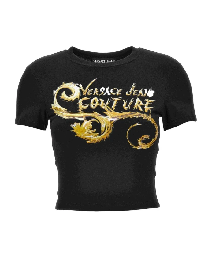 Футболки и поло Versace Jeans Couture, черный 
Футболки и поло Versace Jeans Couture, черный