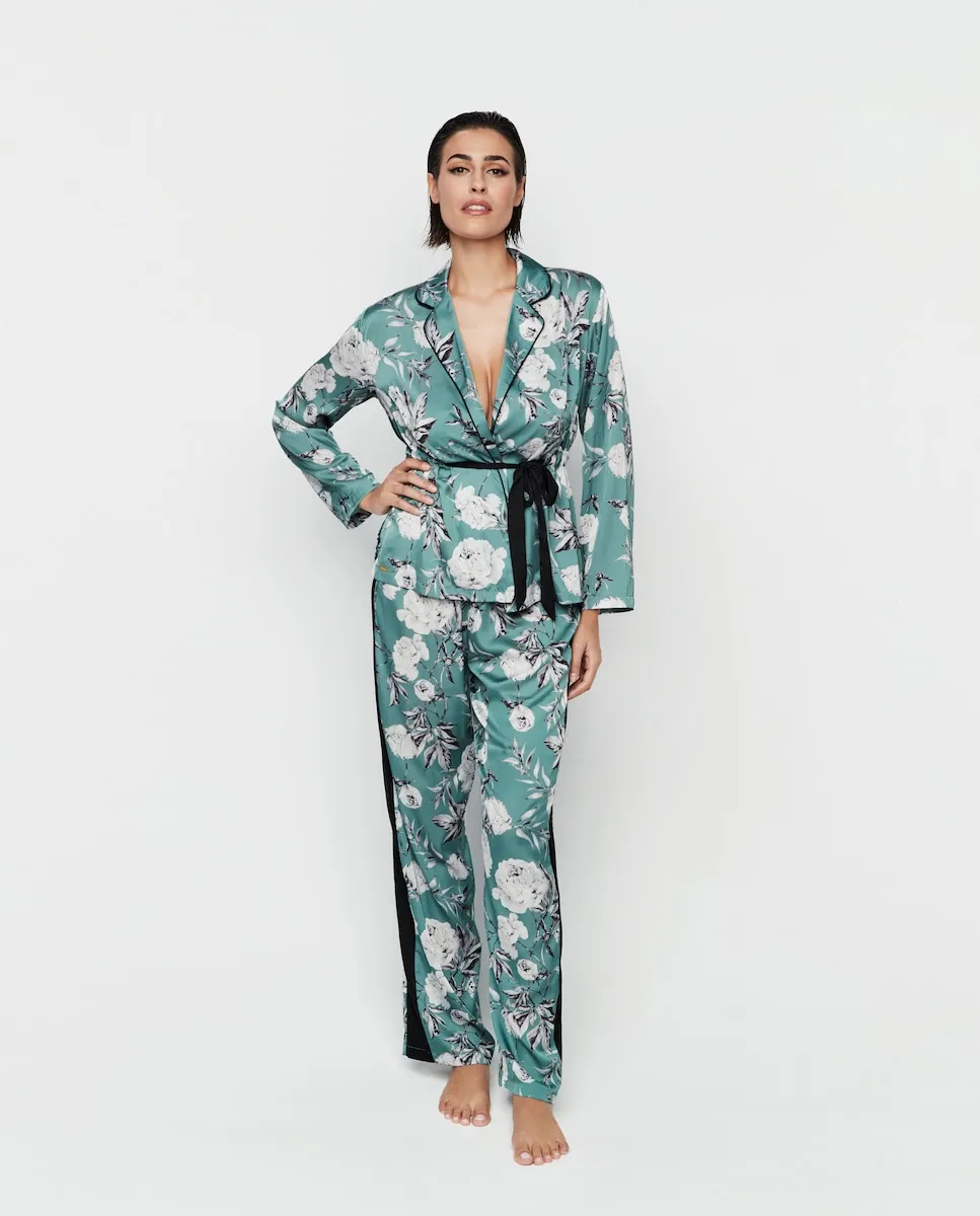 Женская пижама-рубашка Selmark, зеленый
Женская пижама-рубашка Selmark, зеленый