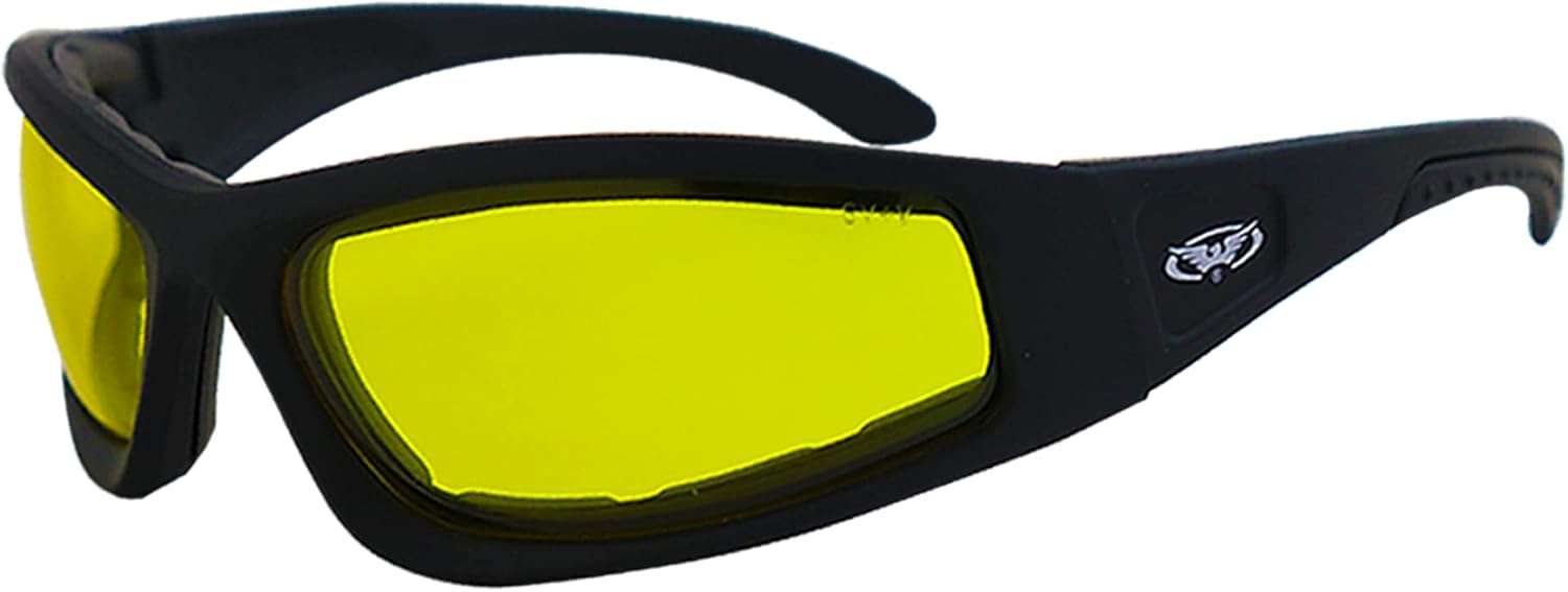 Мотоциклетные солнцезащитные очки Global Vision Triumphant 24 с автоматическим затемнением, мягкой подкладкой, глянцевой черной оправой, фотохромными линзами от желтого до дымчатого цвета, стандарт ANSI Z87+, Black
Мотоциклетные солнцезащитные очки Global Vision Triumphant 24 с автоматическим затемнением, мягкой подкладкой, глянцевой черной оправой, фотохромными линзами от желтого до дымчатого цвета, стандарт ANSI Z87+, Black