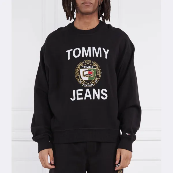 Толстовка свободного кроя Tjm стандартного кроя Tommy Hilfiger, черный
Толстовка свободного кроя Tjm стандартного кроя Tommy Hilfiger, черный
