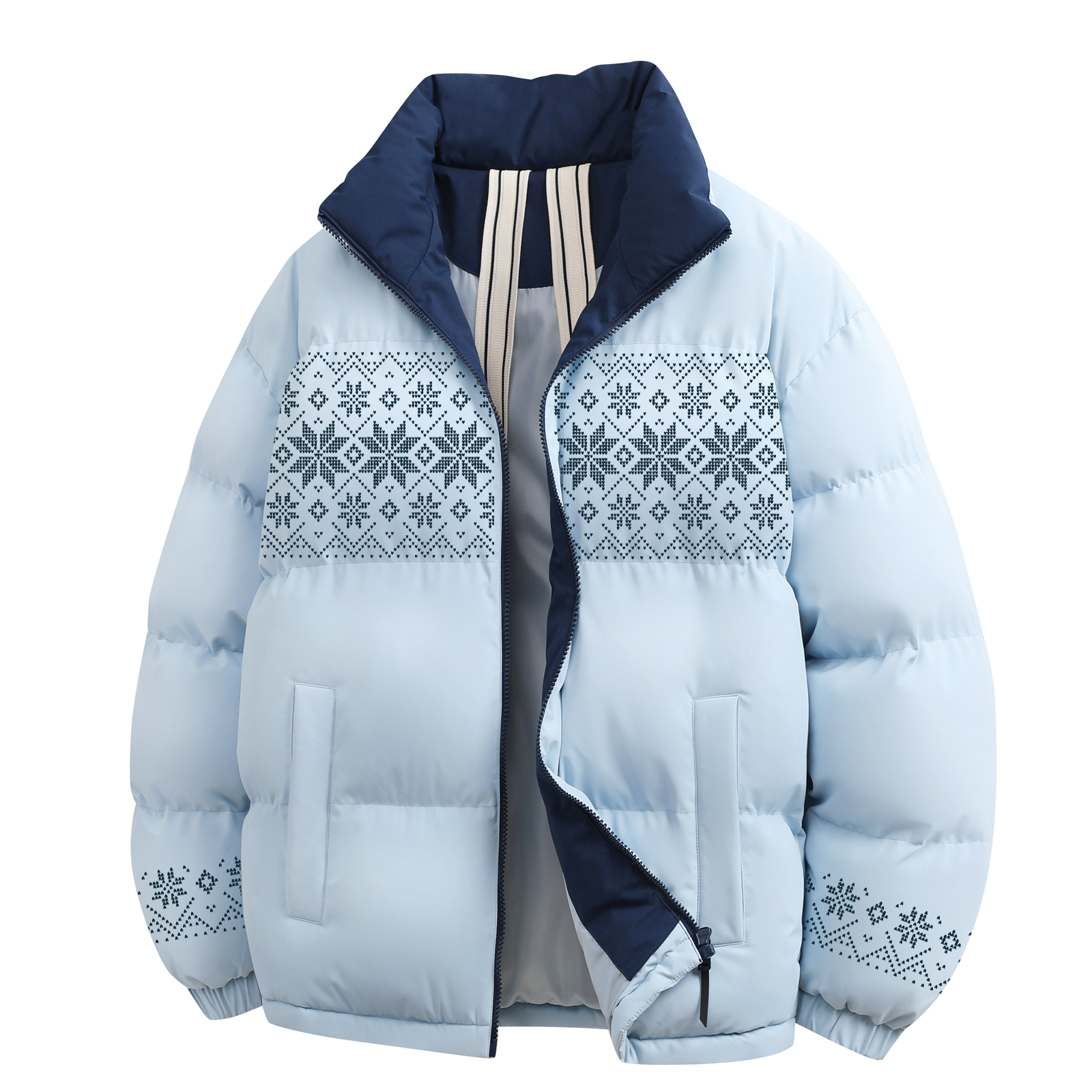 Пуховик Unisex с капюшоном утепленный стеганый HUANQIU, светло-синий
Пуховик Unisex с капюшоном утепленный стеганый HUANQIU, светло-синий