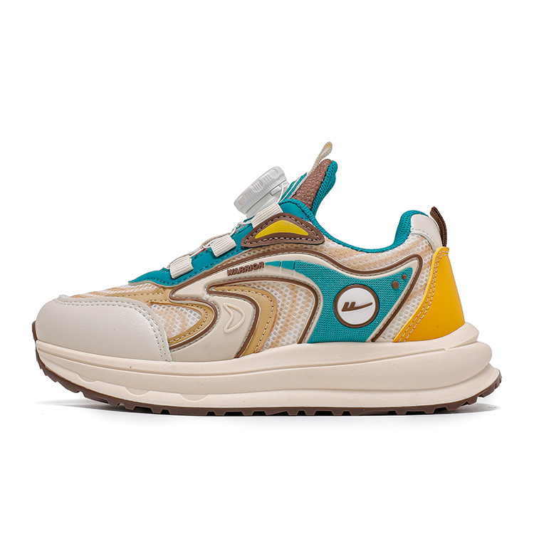 Низкие детские кроссовки для бега WARRIOR, бежевый/зеленый/коричневый
Низкие детские кроссовки для бега WARRIOR, бежевый/зеленый/коричневый