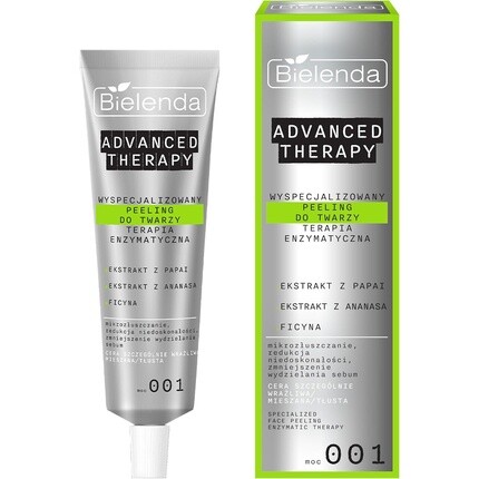 Специализированный скраб для лица Advanced Therapy Enzyme Therapy 001 для сверхчувствительной жирной и комбинированной кожи 30 мл Bielenda
Специализированный скраб для лица Advanced Therapy Enzyme Therapy 001 для сверхчувствительной жирной и комбинированной кожи 30 мл Bielenda