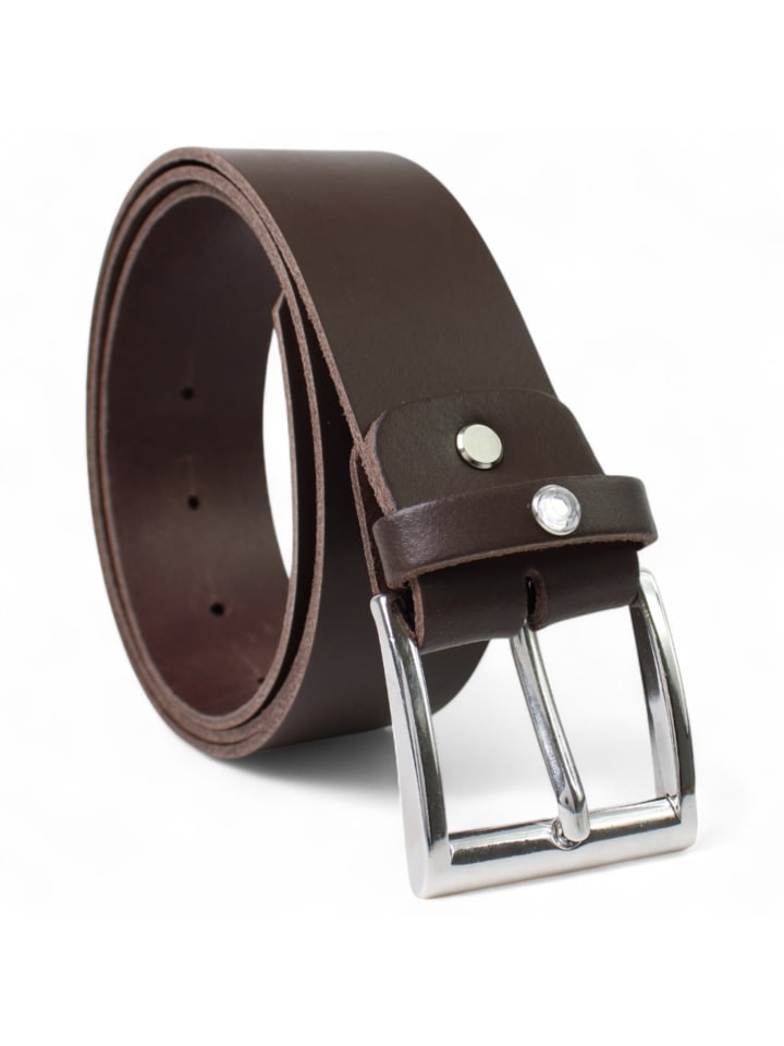 Женский ремень с винтом темно-коричневого цвета FRONHOFER
Женский ремень с винтом темно-коричневого цвета FRONHOFER